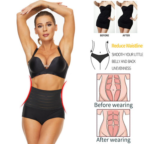 Maternity Waist Trainer Body Shaper Underwear High Waist Slimming Butt Lifter Thong Weight Loss Seamless Women Panties by NINGMI