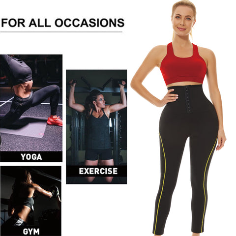 Women Slimming Sauna Sweat Pants Ladies Sweating Neoprene Weight Loss Shorts Slim Gym Workout Body Shaper Sportwear by NINGMI
