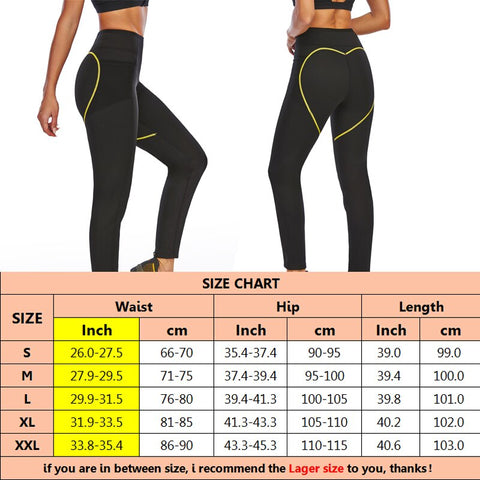 Sauna Slimming Pant Women High Waist Trainer Neoprene Legging Shaper Capris Hot Thermo Sweat Gym Workout Fitness Trousers by NINGMI