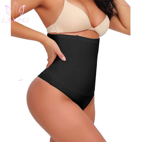 Sexy Tummy Control Butt Lifter Panties Women High Waist Trainer Cinchers Slimming Thong Weight Loss Body Shaper Underwear by NINGMI