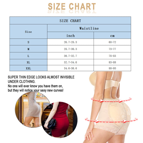 Women Butt Lifter Control Panties Body Shaper Slimming Underwear Women Tummy Control Hip Enhancer Paded Panty by NINGMI