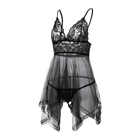 NINGMI Women Sexy Camisoles Erotic Sling Lingerie Nightwear Robe Babydoll Attractive Sexy Sleepwear Charming Night Dress Sleep Wear