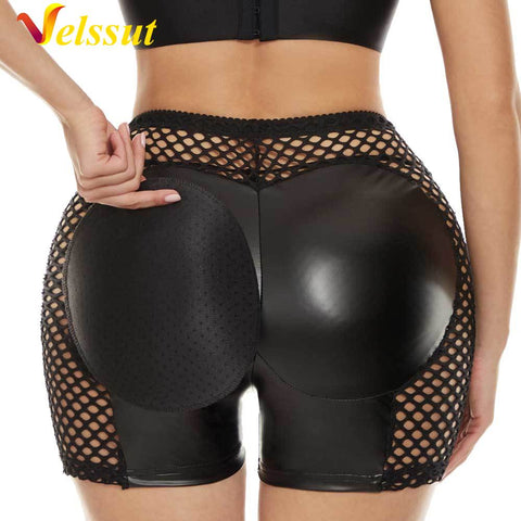 NINGMI Women Butt Lifter Panties Hip Ehancer Shorts Removable Pads Seamless Booty Lifting Underwear Tummy Control Body Shaper