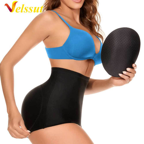 NINGMI Padded Butt Lifter Panties for Women High Waist Butt Lifting Shorts Removable Pad Tummy Control Butt Enhancer Shapewear