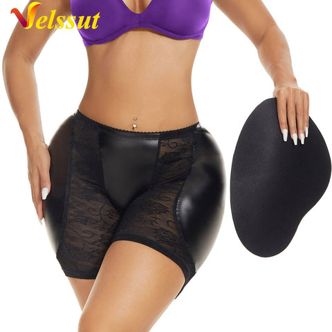 NINGMI Women Hip Enhancer Control Panties High Waist Seamless Butt Lifters Push Up  Body Shaper Sexy Plus Size Shapewear