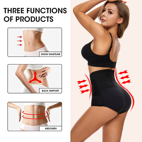 NINGMI Women High Waisted Underwear Bodi Shaper Lingerie Slimming Butt Lifter Shapewear Tummy Control Panties Fajas Bodysuit