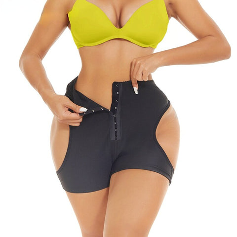 NINGMI Women Butt Lifter Shaper Panties Woman Midle Waist Belly Shapers Corset Slimming Femme Corrective Body Shapewear