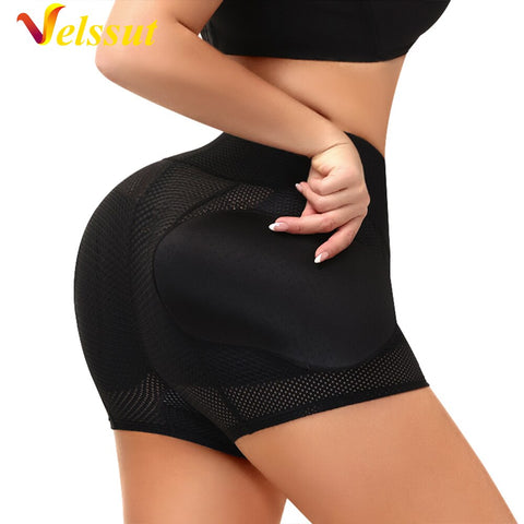 NINGMI Women Hip Enhancer Control Panties High Waist Seamless Butt Lifters Push Up  Body Shaper Sexy Plus Size Shapewear