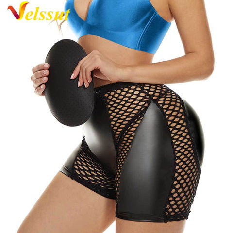 NINGMI Women Removable Pad Hip Lift Body Shaper Panties Butt Enhancer Butt Lifter Shorts Tummy Control Waist Trainer Shapewear