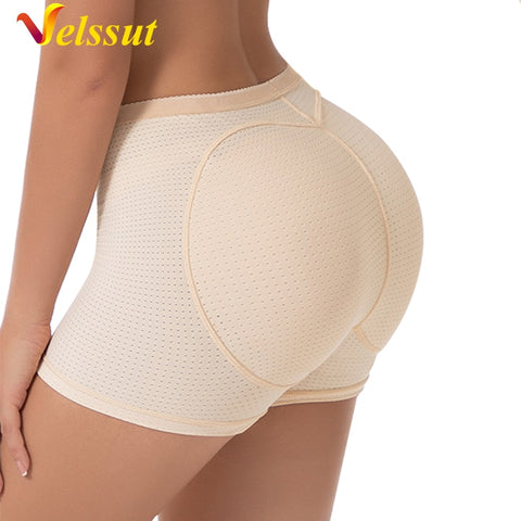 NINGMI Women Butt Lifter Body Shapewear Panties Fajas Seamless Body Shaper Push Up  Booty Hip Enhancer Thicken Hip Pad