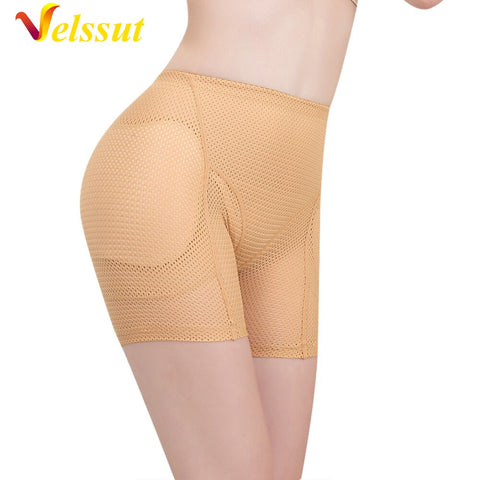 NINGMI Women Hip Enhancer Control Panties Seamless Butt Lifter Push Up Big Fake Ass Body Shaper Mesh Body Shapewear