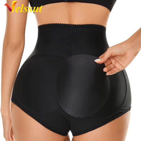 NINGMI Women Butt Enhancer Shapewear Removable Pad Butt Lifter Panties High Waist Butt Lifting Shorts Tummy Control Underwear