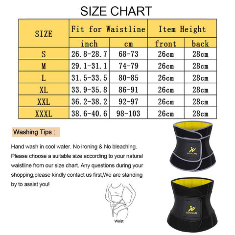 Sports Girdles Workout Belt Tummy Control Sweat Girdle Workout Slim Belly Band for Weight Loss Trimmer Slimmer Belt by NINGMI