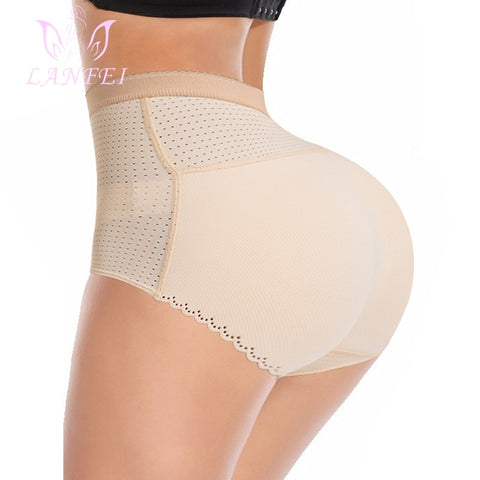 Fake Ass Seamless Women Body Shaper Slimming Panties Shapewear Hip Enhancer Booty Pad Push Up Butt Lifter Pant Underwear by NINGMI