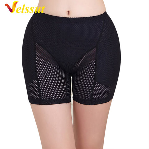 NINGMI Women Hip Enhancer Control Panties Seamless Butt Lifter Push Up Big Fake Ass Body Shaper Mesh Body Shapewear