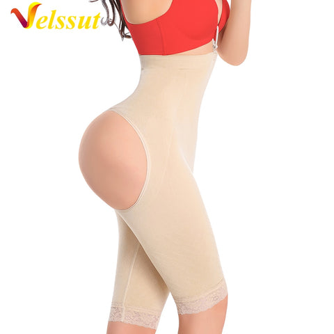 NINGMI Women Tummy Control Shpaewear Hi-waisted Woman Postpartum Waist Trainer Butt Lifter Panties Leg Trimmer Slim Shorts