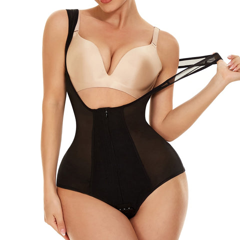 Body Shapewear Panties Women Firm Tummy Control Bodysuit Belly Shaper Panties Body Shaper Sexy Slimming Underwear by NINGMI