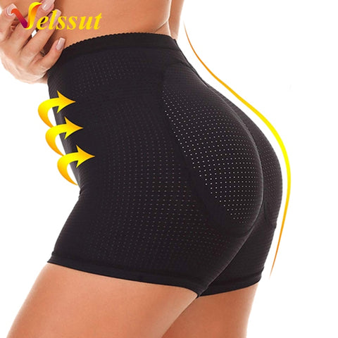 NINGMI Women Butt Lifter Body Shapewear Panties Fajas Seamless Body Shaper Push Up  Booty Hip Enhancer Thicken Hip Pad