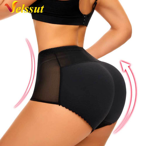 NINGMI Butt Lifting Underwear for Women Sexy High Waist Butt Lifter Panties Hip Padded Tummy Control Waist Trainer Shapewear