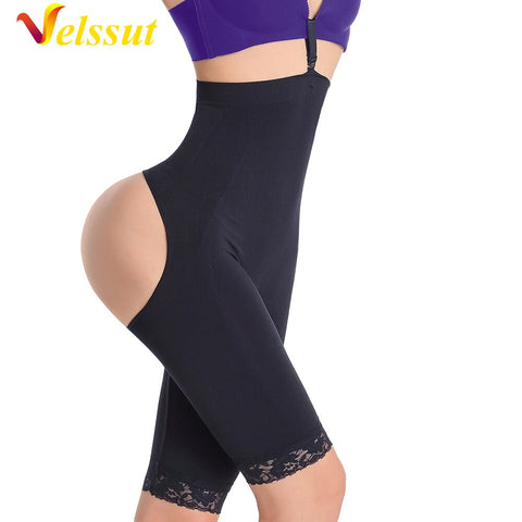 NINGMI Women Tummy Control Shpaewear Hi-waisted Woman Postpartum Waist Trainer Butt Lifter Panties Leg Trimmer Slim Shorts