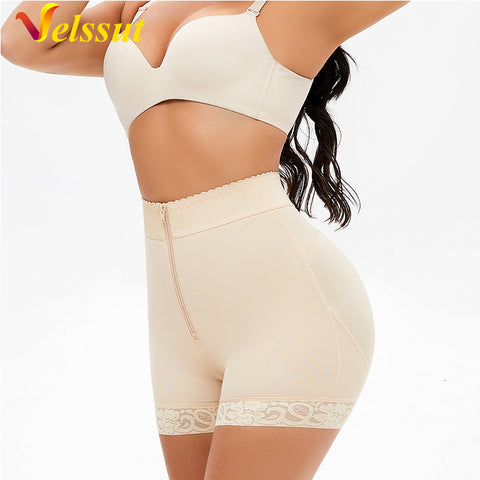 NINGMI Women Butt Lifter Panties Slimming Pants Waist Trainer Body Shaper Shapewear Tummy Control High Waist Shorts
