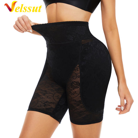 NINGMI Women High Waist Body Shaper Buttock Panties Booty Pad Slimming Seamless Butt Lifter Strap Sexy Hip Shapewear