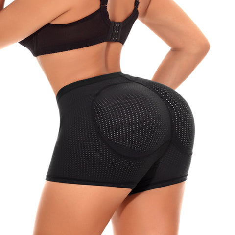 NINGMI Women Tummy Control Butt Lifter Panties Waist Trainer Slimming Sexy Underwear Padded Butt Lifter Body Shaper Fake Buttock
