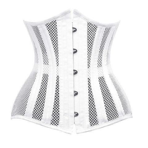 NINGMI Women Gothic Corset Sexy Underbust Corset Top Curve Shaper Breathable Slimming Belt Waist Trainer