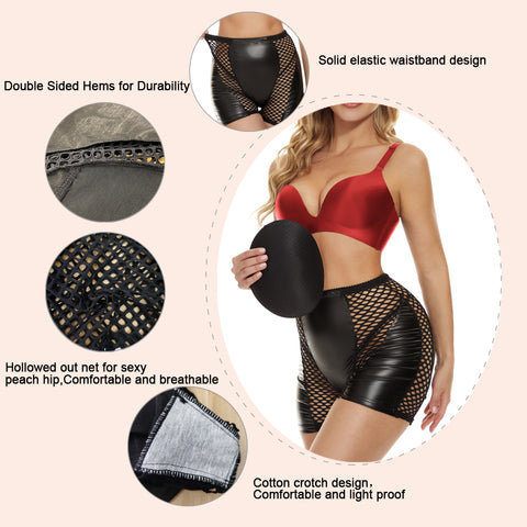 Butt Lifter Control Panties Women Sexy Hip Enhancer Shapewear Fake Hip Pad Booty Push Up Shaper Panties by NINGMI