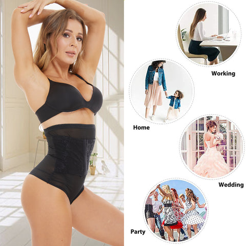 Breathable Seamless Body Shaper Panties Women Tummy Control Postpartum Underwear Maternity Slim Waist Trainer Bodysuit by NINGMI