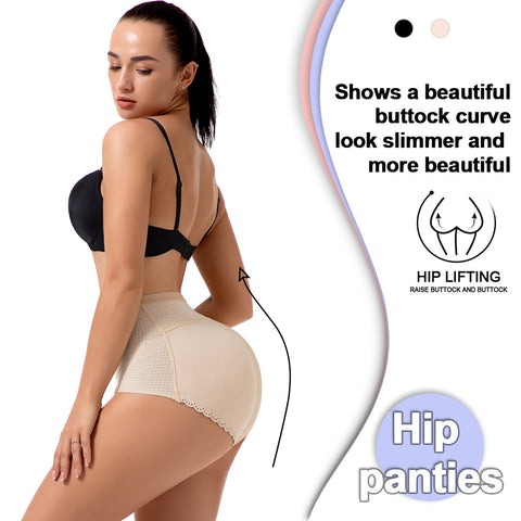 Fake Ass Seamless Women Body Shaper Slimming Panties Shapewear Hip Enhancer Booty Pad Push Up Butt Lifter Pant Underwear by NINGMI