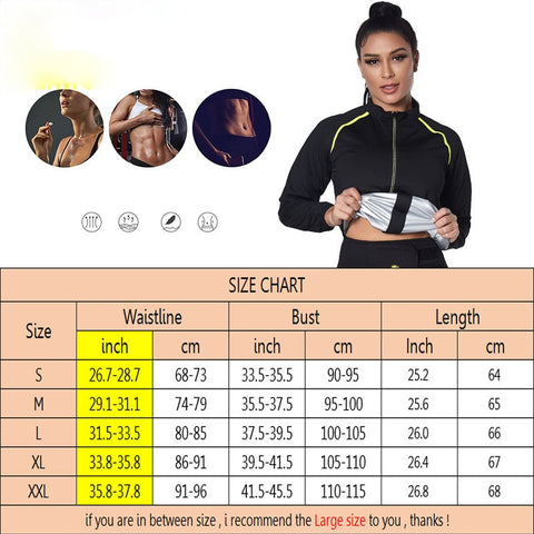 Rejsumi Slimming Sauna Sweat Shirt Women Body Shapers Weight Loss Workout Fitness Vest Suits Hot Zipper Waist Trainer Corset Tops