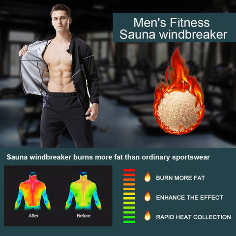 Body Shaper Sauna Tops Waist Trainer Men Zipper Gym Vest Fat Burner Workout Slimming Shirt Sweat Thermal Suit Weight Loss by NINGMI