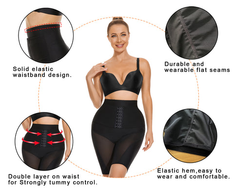 Body Shaper Shorts for Women High Waisted Slimming Panties Weight Loss Panty Tummy Control Shapewear Seamless Underwear by NINGMI