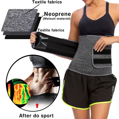 Women Hot Neoprene Waist Trainer Belt Body Shaper Slimming Corset Suana Sweat Waisted Trimmer Modeling Girdles by NINGMI