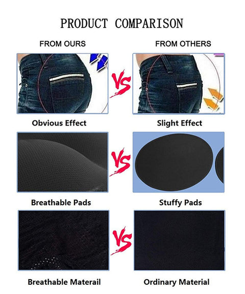 NINGMI Women Fake Buttock Briefs Butt Lifter Padded Control Panties Sealess Hip Enhancer Sexy Underwear Boyshort Hot Body Shaper
