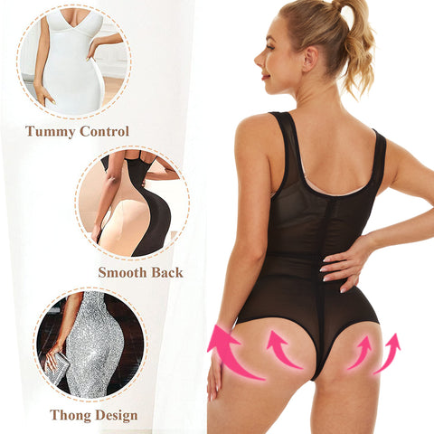 Women Body Shaper Panties Firm Tummy Control Belly Shaper Panties Body Shapewear Slimming Underwear Bodysuit by NINGMI