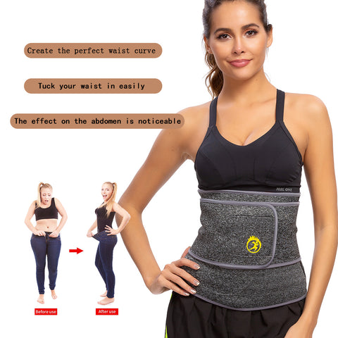 Women Hot Neoprene Waist Trainer Belt Body Shaper Slimming Corset Suana Sweat Waisted Trimmer Modeling Girdles by NINGMI