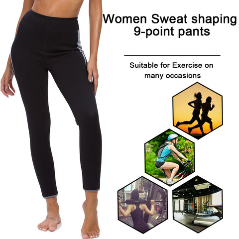 Waist Trainer Legging Shpaers Belt Workout Fitness Weight Loss Body Shaper Pants Women Slim Trimmer Sweat Sauna Shpewear by NINGMI