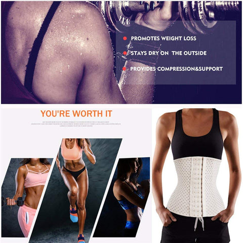 NINGMI Women Waist Girdles Waist Cincher Tracksuit for Women Pulling Corset Weight Loss Shapewear Slimming Body Strap Shaper Underwear