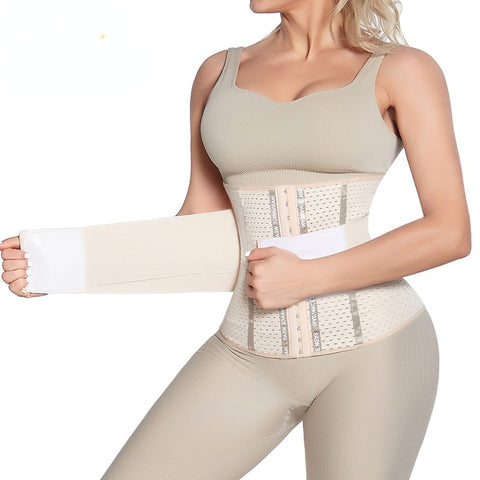 Waist Trainer Corset Fitness Trimmer Belt Slimming Body Shaper for Weight Loss Sauna Sweat Girdle Workout Fat Burn Fajas by NINGMI