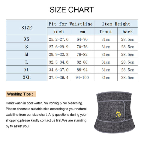 Women Hot Neoprene Waist Trainer Belt Body Shaper Slimming Corset Suana Sweat Waisted Trimmer Modeling Girdles by NINGMI