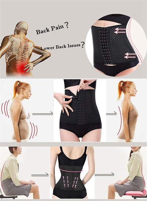 NINGMI Women Waist Girdles Waist Cincher Tracksuit for Women Pulling Corset Weight Loss Shapewear Slimming Body Strap Shaper Underwear
