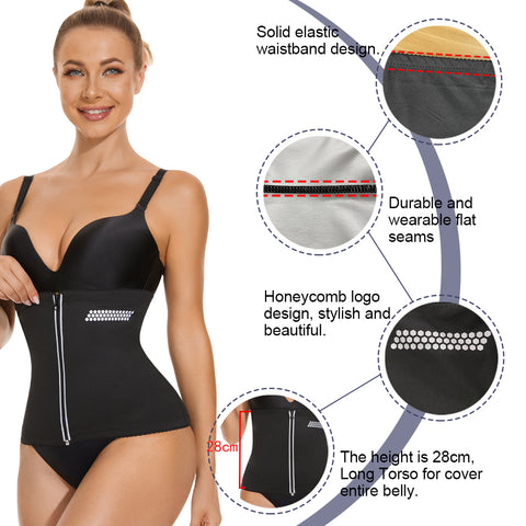 Waist Trainer Belt for Women Slimming Belt for Weight Loss Fat Burning Sweat Waist Band Waist Trimmer by NINGMI