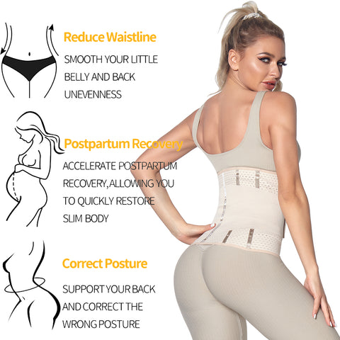 Waist Trainer Corset Body Shaper Slimming Belt Neoprene Sauna Sweat Tummy Control Women Shapers Slimmer Trimmer Shapewear by NINGMI