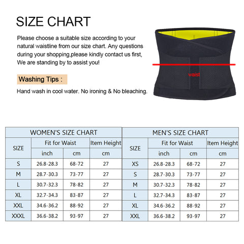 Sweat Belt for Women Waist Trainer Weight Loss Waist Cincher Trimmer Belly Girdles Corset Fat Burner Neoprene Band Sport by NINGMI