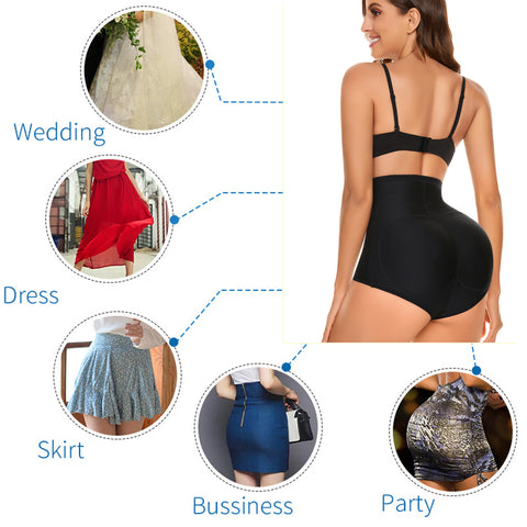 Butt Lifter Shapewear Panties Hip Shapewear for Women Sexy Body Shaper Push Up Panties Hip Enhancer Shaper Panties by NINGMI