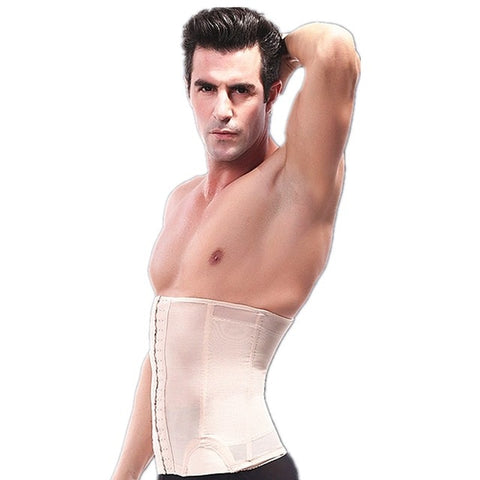 NINGMI Slimming Waist Belt Trainer Mans Body Modeling Shaper Corset Mens Belly Band Corset Males Underwear Pulling Strap Cincher