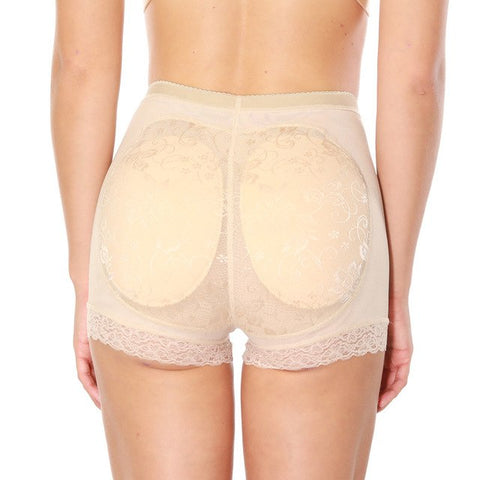 NINGMI Butt Lifter Hip Enhancer Women Sexy Big Ass Pad Control Panties Hot Shapers Mid-waist Trainer Body Shaper Short Shapewear