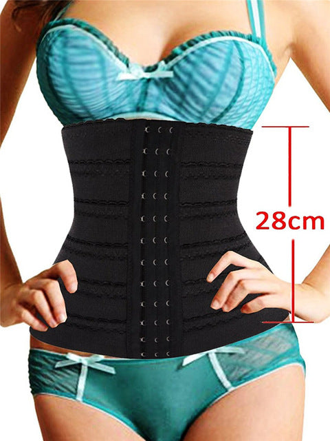 NINGMI Waist Trainer Hot Body Shaper Women Slimming Modeling Belt Shapewear Tummy Strap Pulling Underwear Belly Cincher Bustier